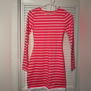 Abercrombie & Fitch Pink and White Striped Dress